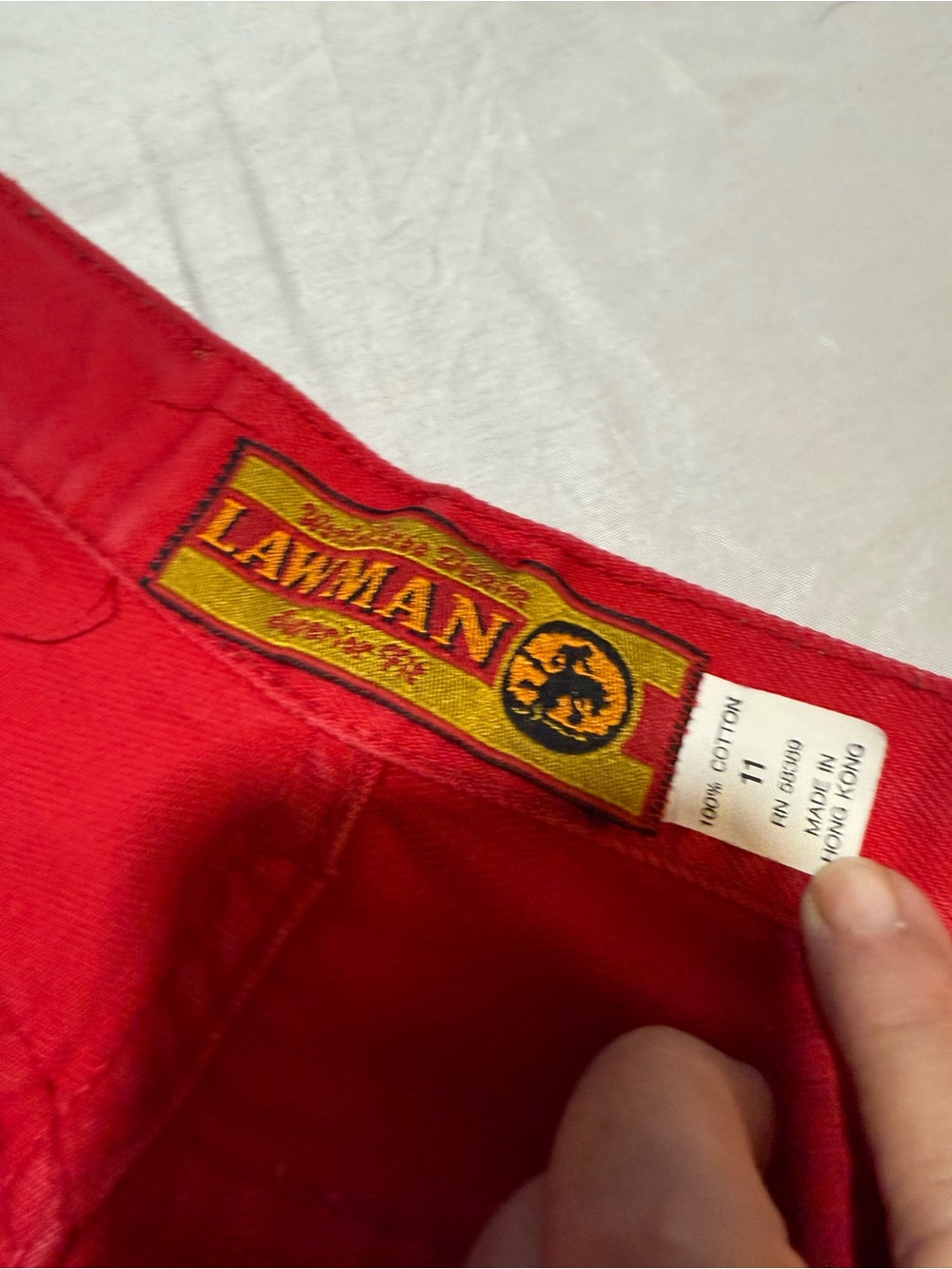 Lee Red Boot-Cut Pants - Picture 3 of 8